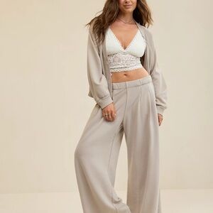 Aerie Wide-Leg Sweatpants M Regular